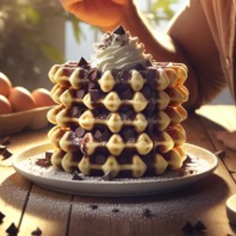 Chocolate Chip Waffles image